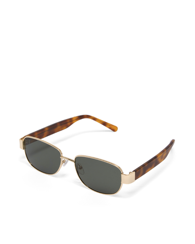 THE ADDISON - GOLD-HAVANA TORT-GREEN