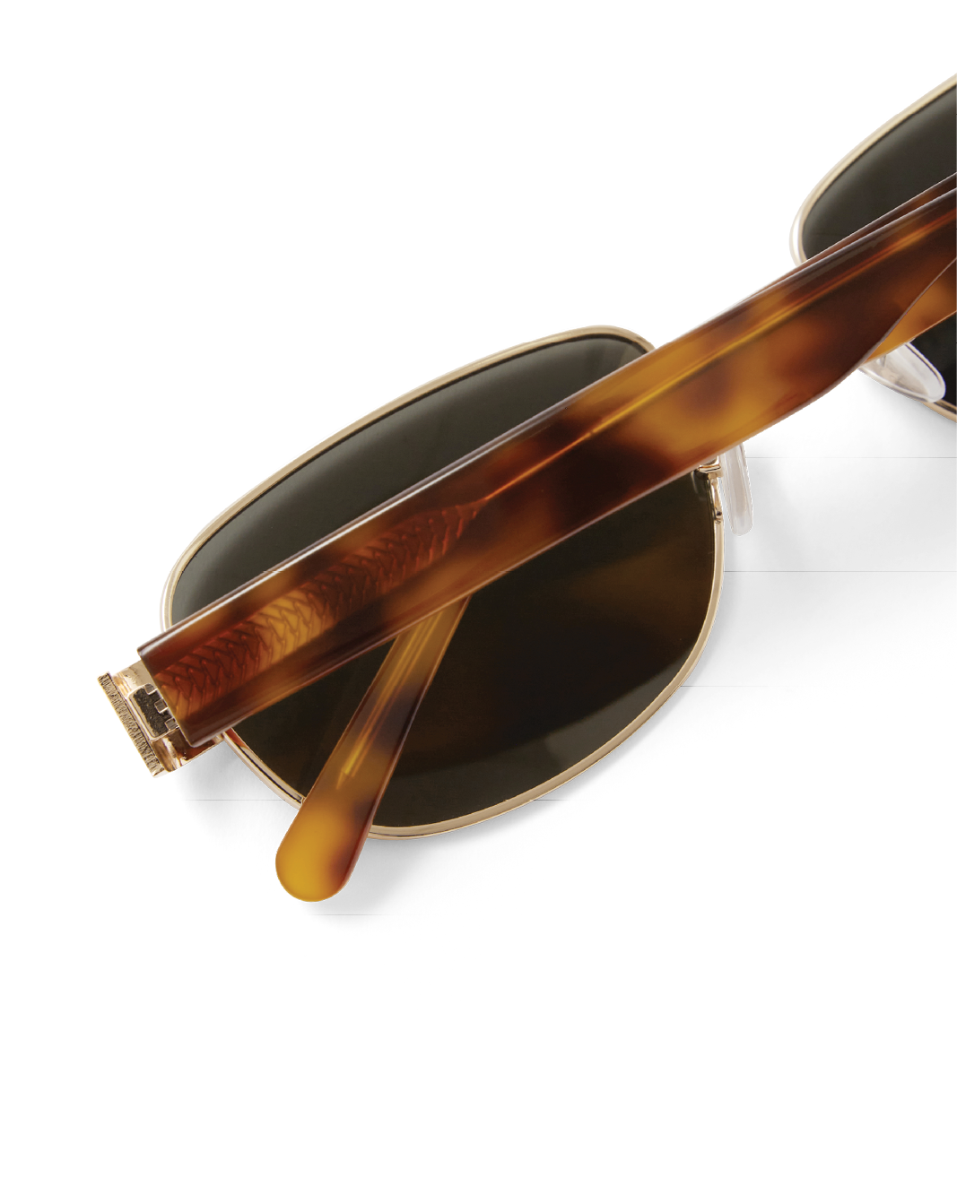 THE ADDISON - GOLD-HAVANA TORT-GREEN