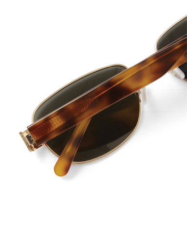 THE ADDISON - GOLD-HAVANA TORT-GREEN