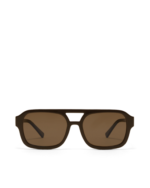 NWT Banbé The Harley Sunglasses in the Dark Cacao & Espresso THE HARLEY - DARK CACAO-ESPRESSO – Billini main image 2