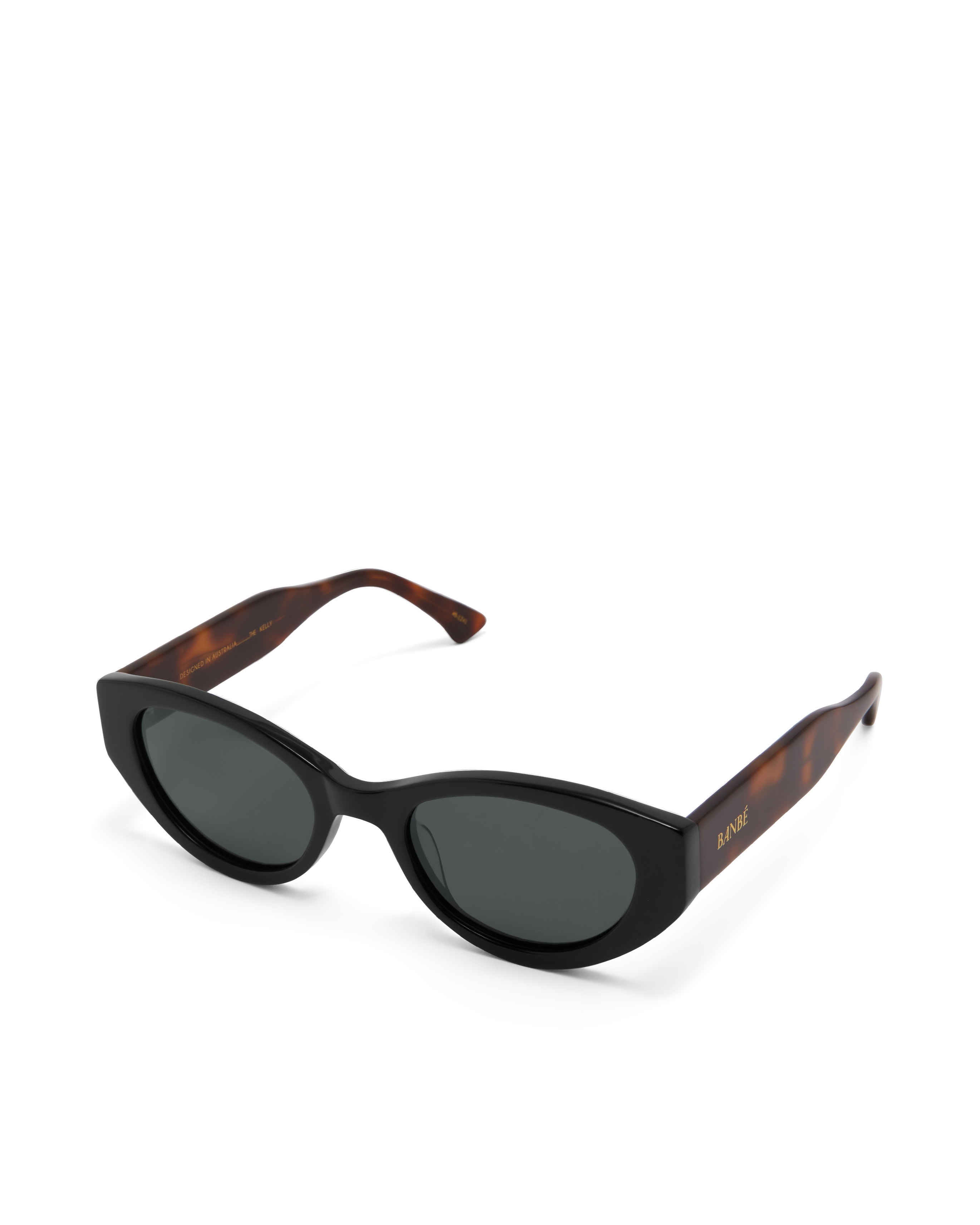 Women’s tortoiseshell cat-eye sunglasses with chunky acetate frame, tinted lenses