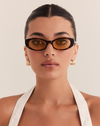 THE OLIVIA - HAVANA TORT-YELLOW