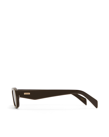 Women’s rectangular sunglasses with tonal tinted lenses, chunky acetate frame and UV Protection
