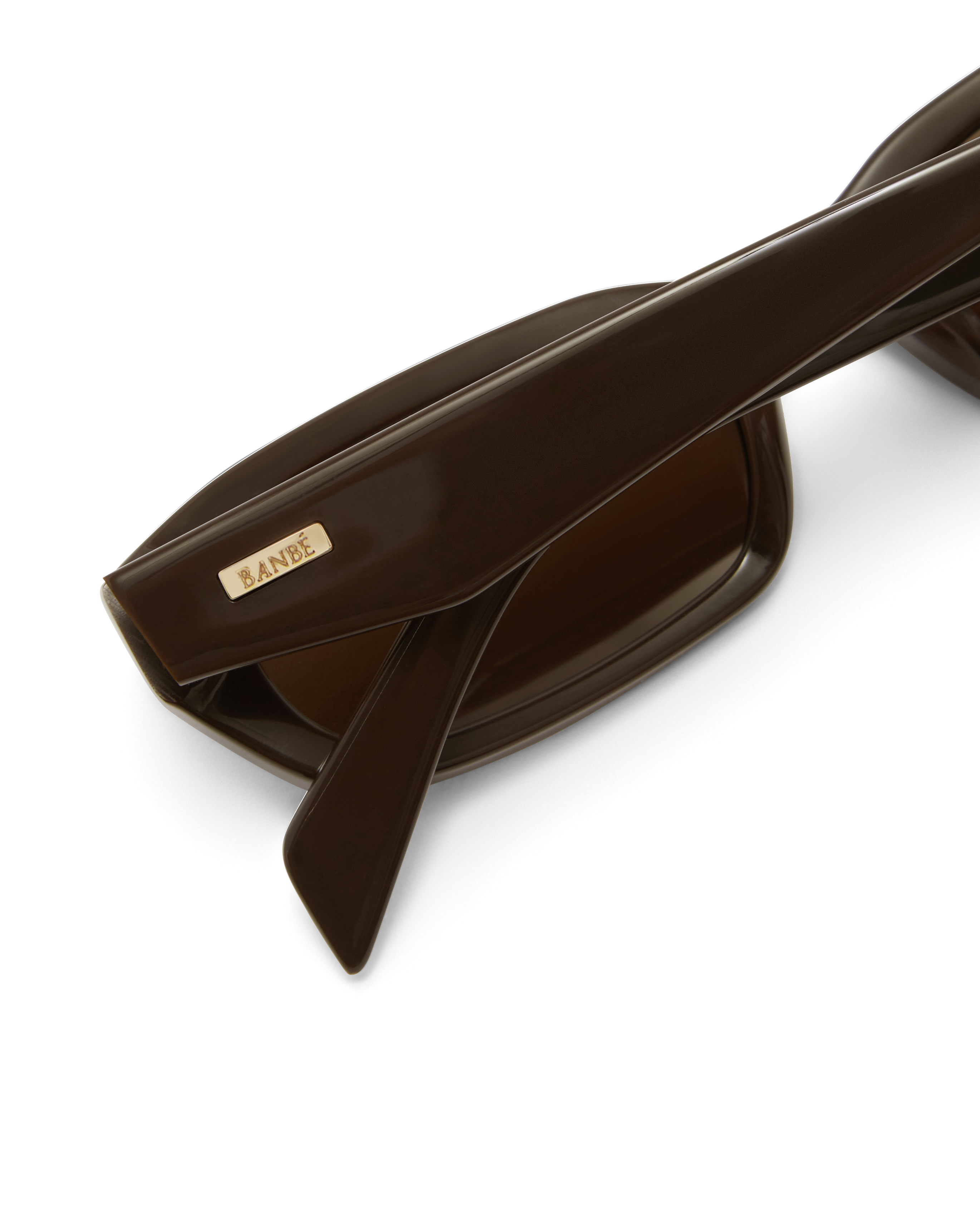 Women’s rectangular sunglasses with tonal tinted lenses, chunky acetate frame and UV Protection