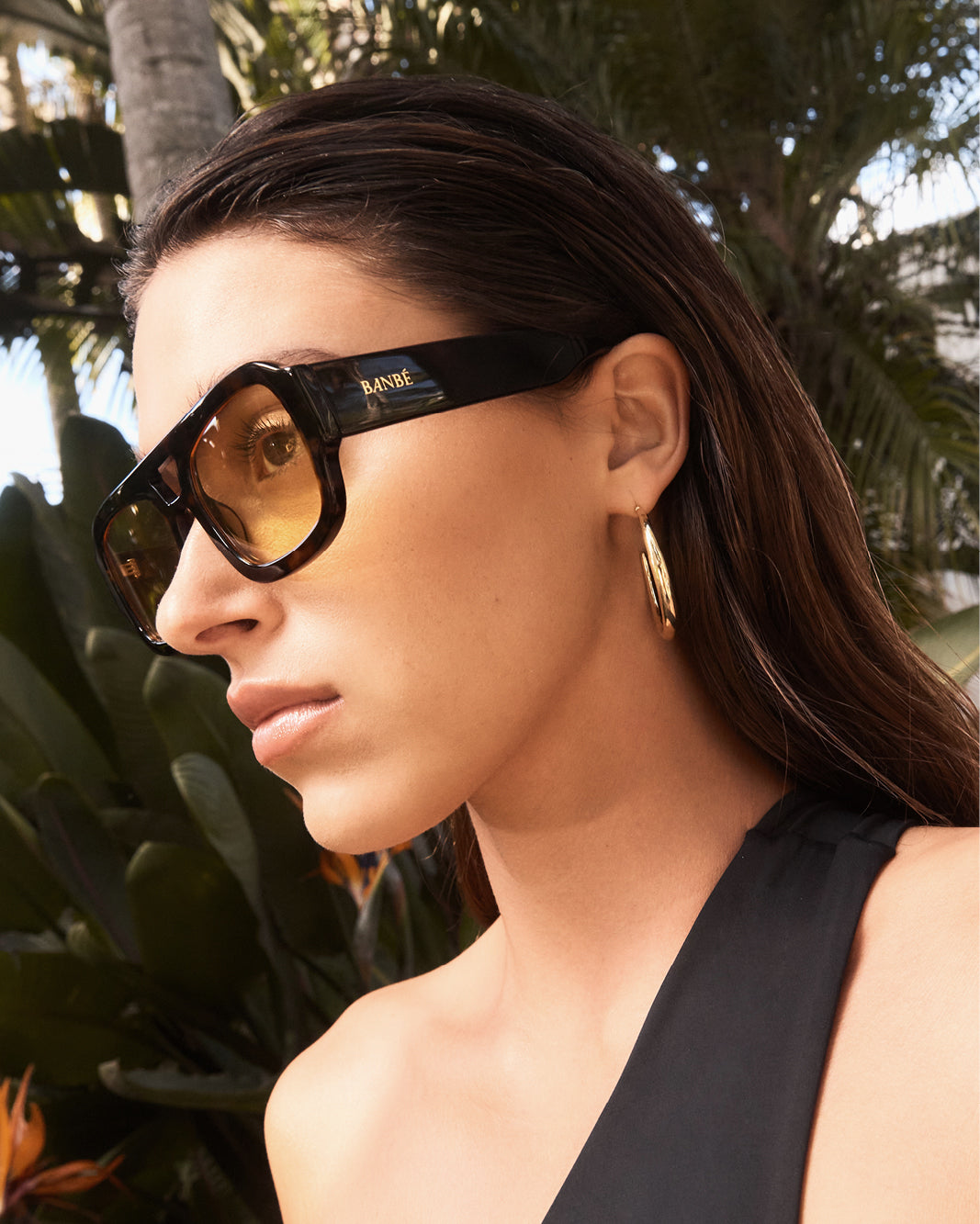 THE SUKI - DARK HAVANA TORT-YELLOW