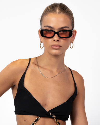 THE BELLA - BLACK-ORANGE