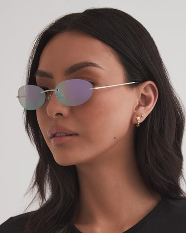 THE MILLER - MATTE GUNMETAL-VIOLET CHROME
