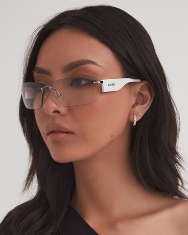 THE ROMEE - WHITE-SILVER FADE