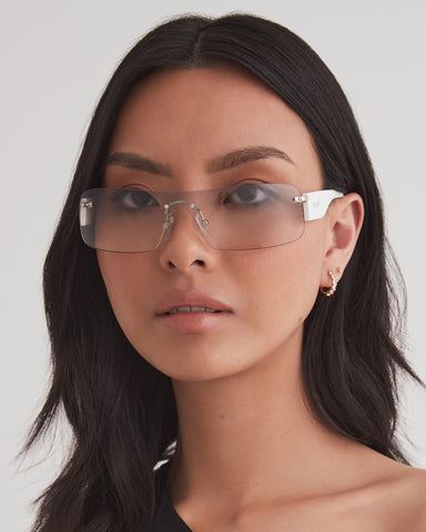 THE ROMEE - WHITE-SILVER FADE